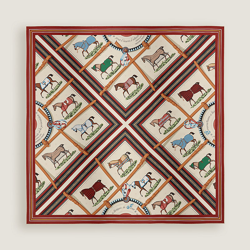 Carré 90 double face Couvertures et Tenues de Jour Bandana